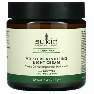 SUKIN Signature Moisture Restoring Night Cream 4.06 oz Natural Vegan Non GMO